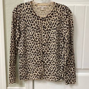Animal Print Cardigan